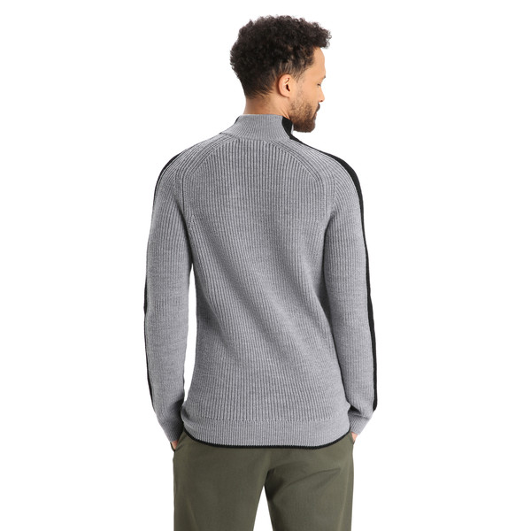 LODGE LS HALF ZIP SWEATER Herren - Wollpullover