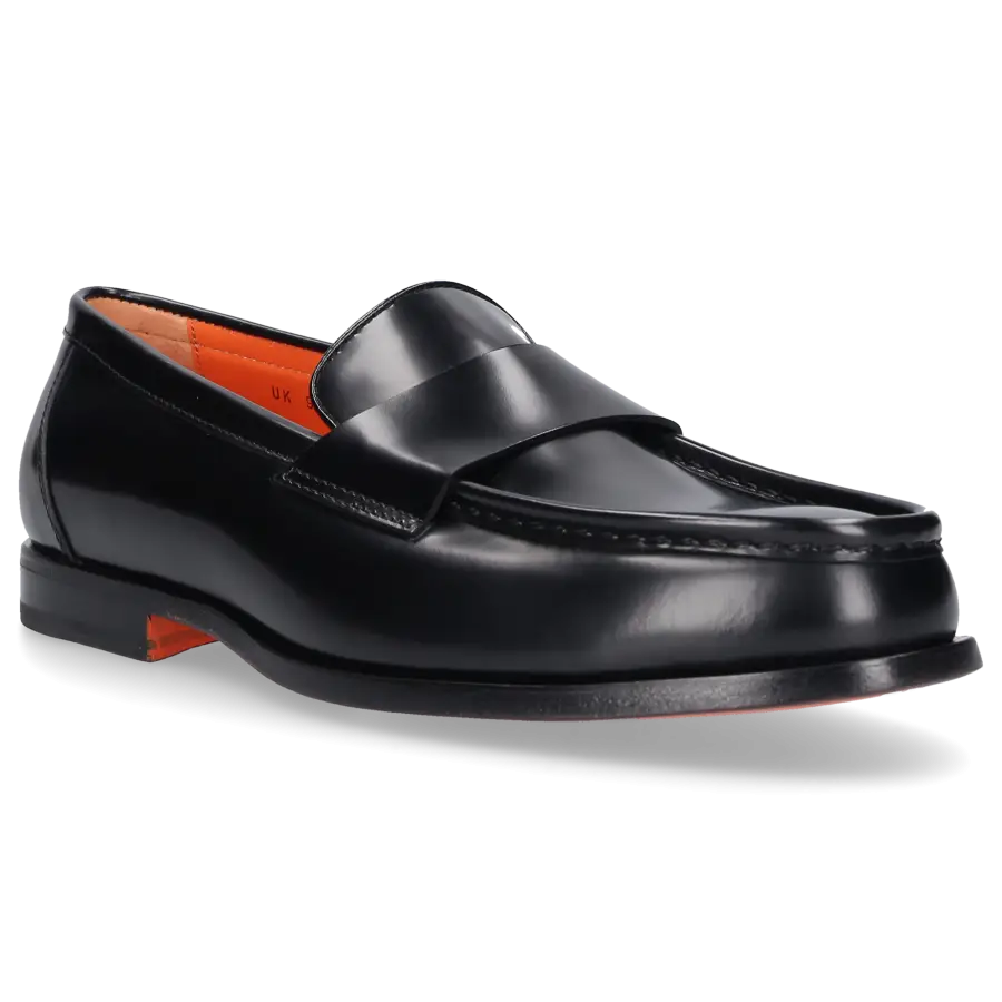 Santoni - Loafer 18519 Kalbsleder - schwarz