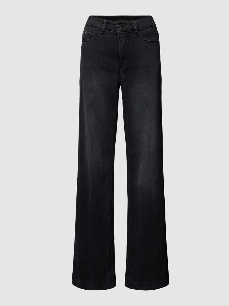 Jeans mit 5-Pocket-Design Modell 'Dream' in anthrazit