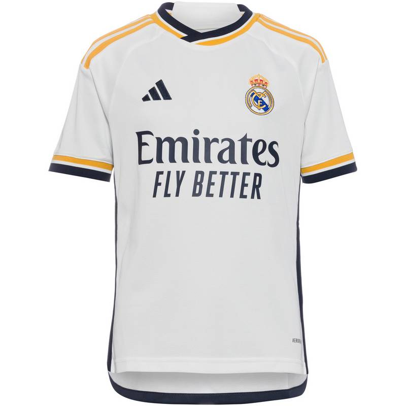 adidas Real Madrid 23-24 Heim Teamtrikot Kinder