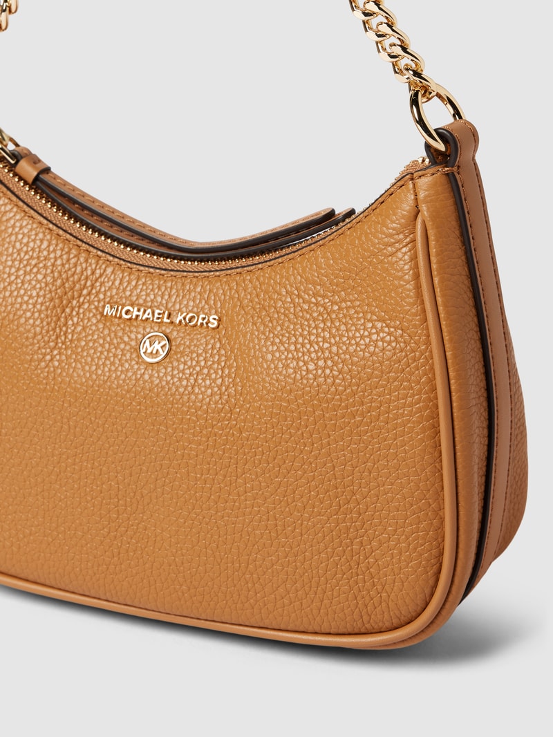 Saddle Bag mit Logo-Detail Modell 'JET SET CHARM' in camel