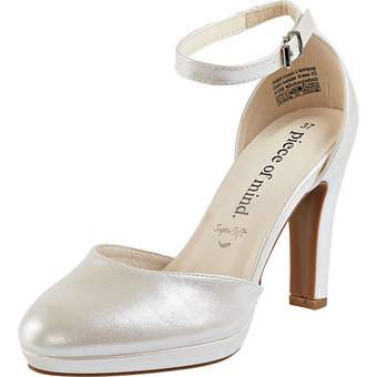 piece of mind Spangenpumps in weiß