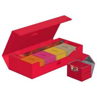 Ultimate Guard Superhive 550+ XenoSkin Monocolor Rot