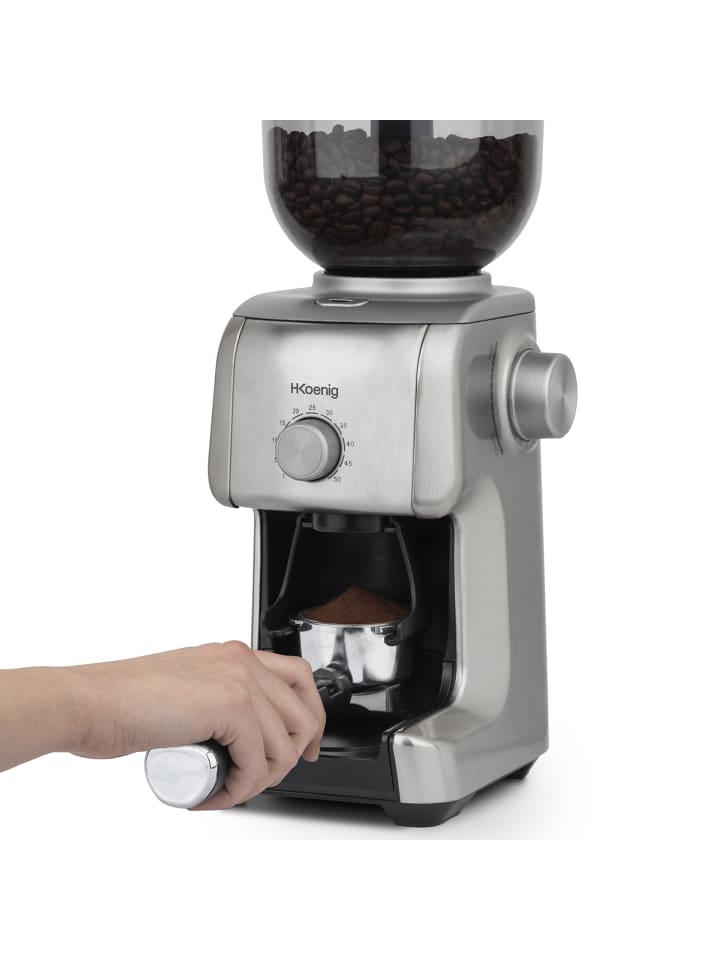 HKoenig Elektrische Kaffeemühle GRD830 in Silber günstig kaufen onesize