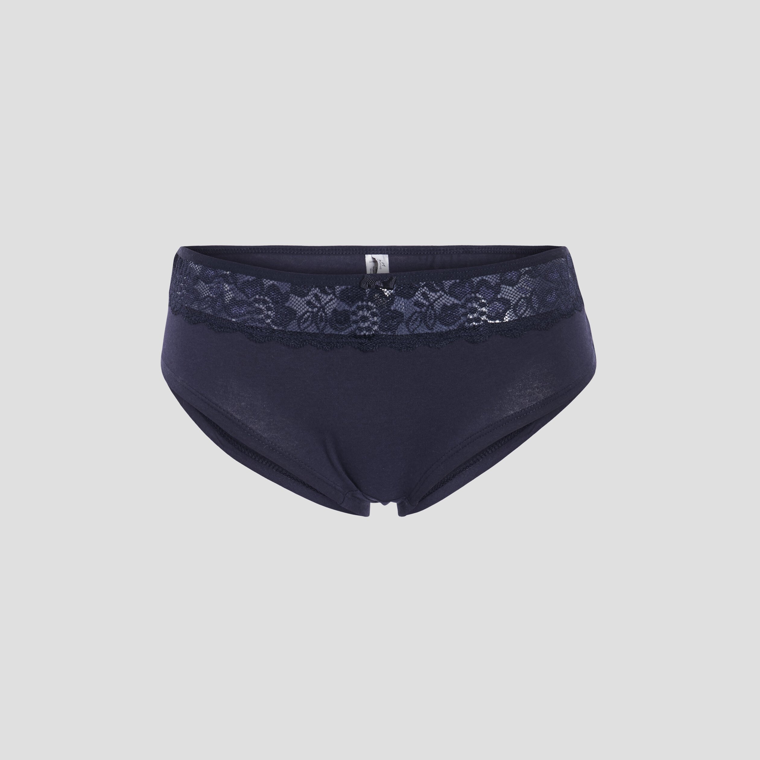 Shorty en coton bleu marine femme | La Halle