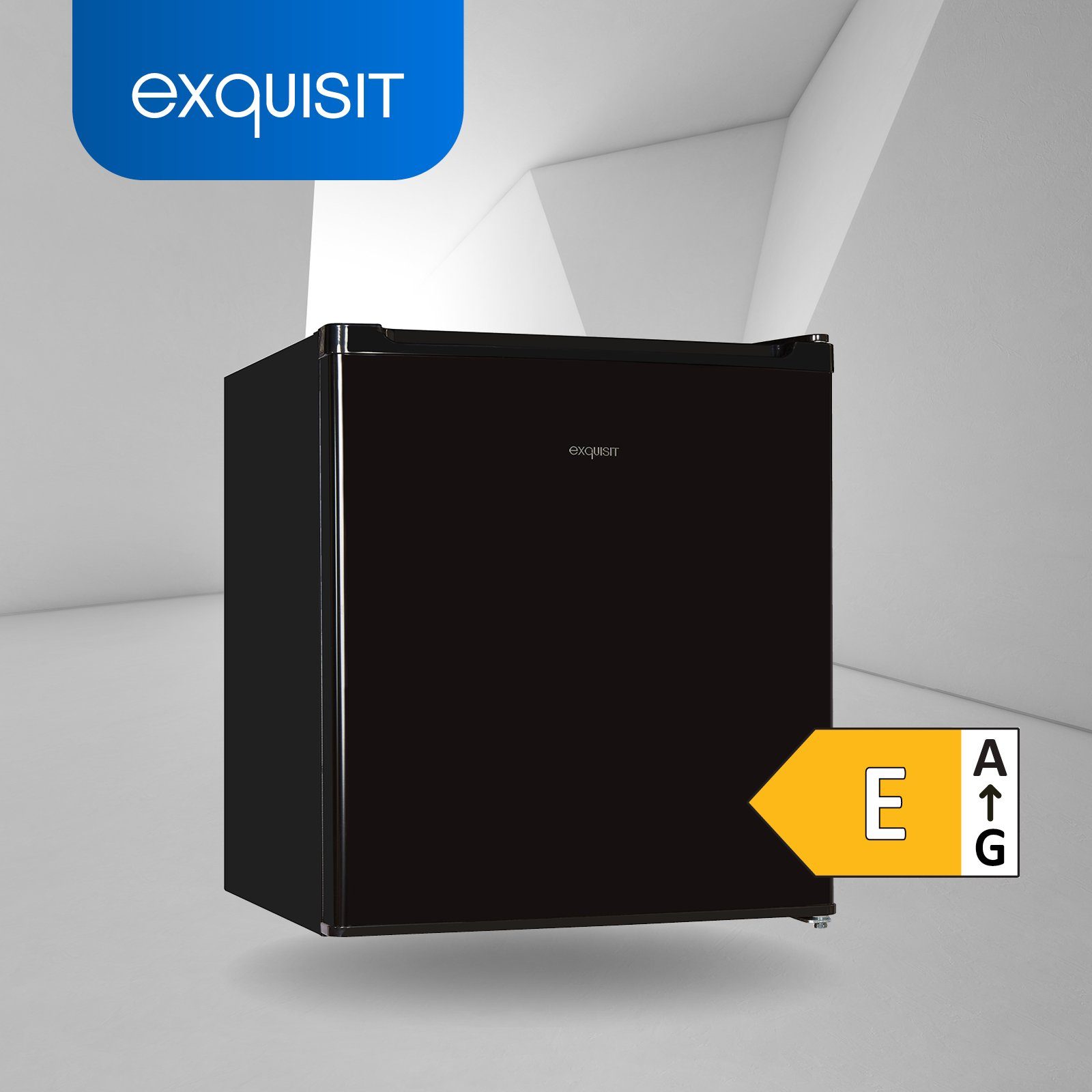 exquisit Table Top Kühlschrank KB05-V-040E, kompakter Mini-Kühlschrank in verschiedenen Farben