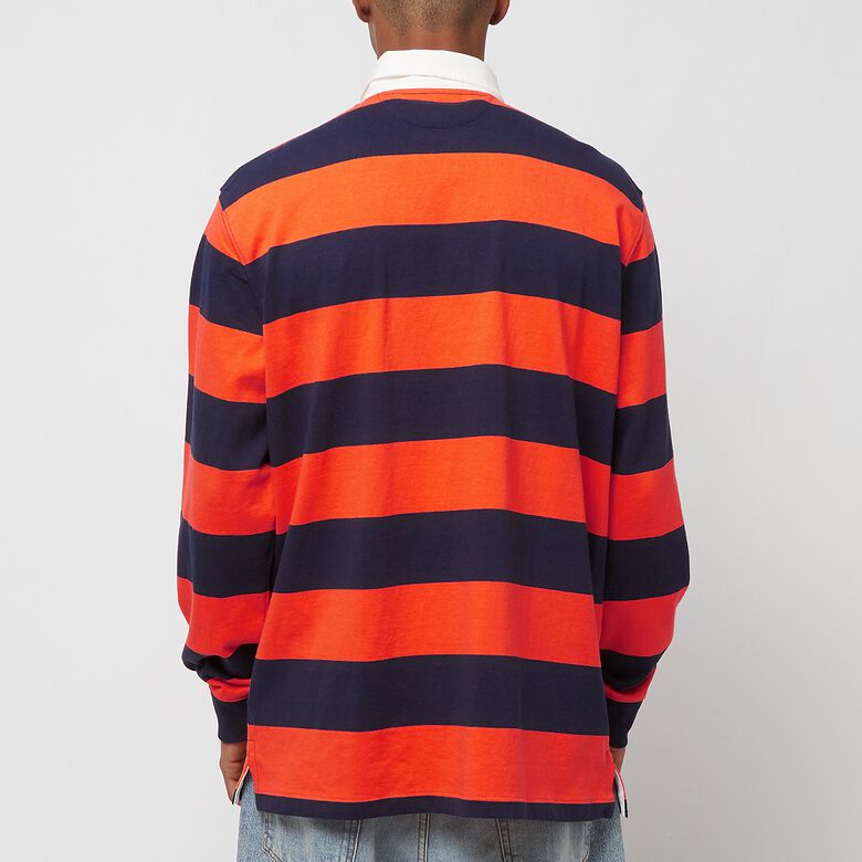 Polo Ralph Lauren Rugby M3-Long Sleeve-Knit cruise navy/spectrum orange