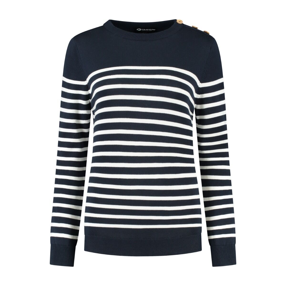 Travelin' Vattern Dark Blue Damen Pullover