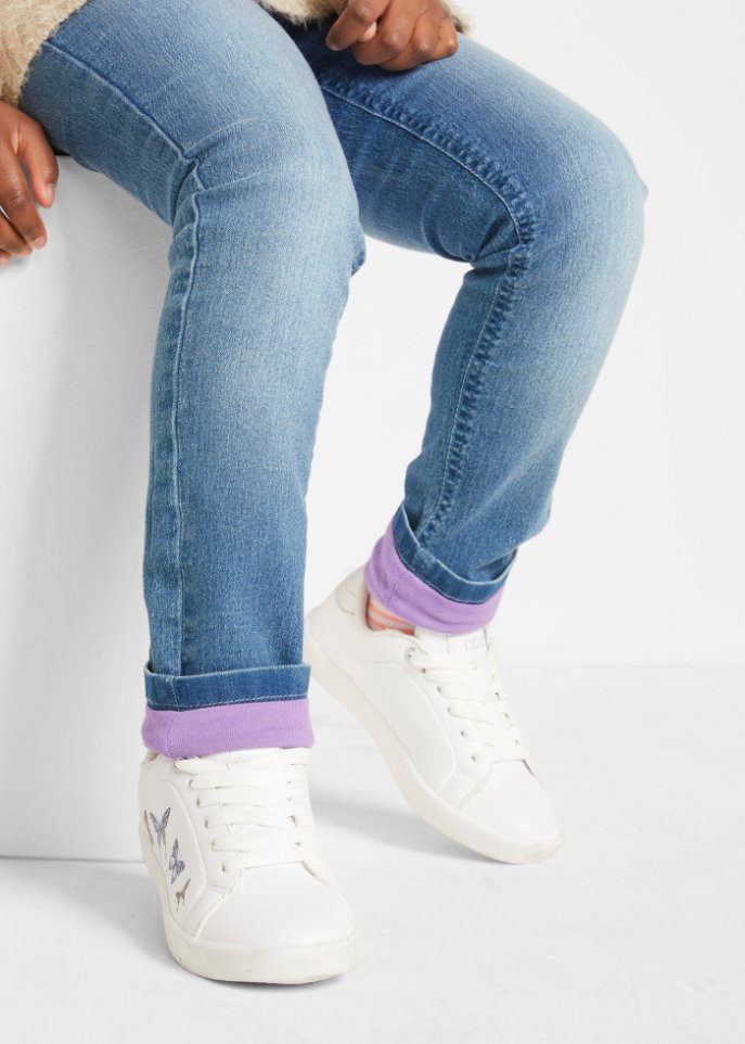Mädchen Thermojeans mit Jerseyfutter