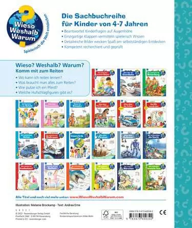 Ravensburger Wieso? Weshalb? Warum?, Band 73: Komm mit zum Reiten