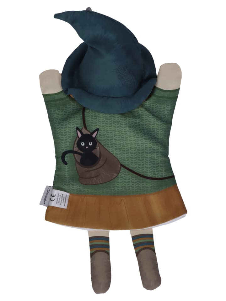 Sterntaler Handpuppe Hexe Print in mittleres grün günstig kaufen onesize
