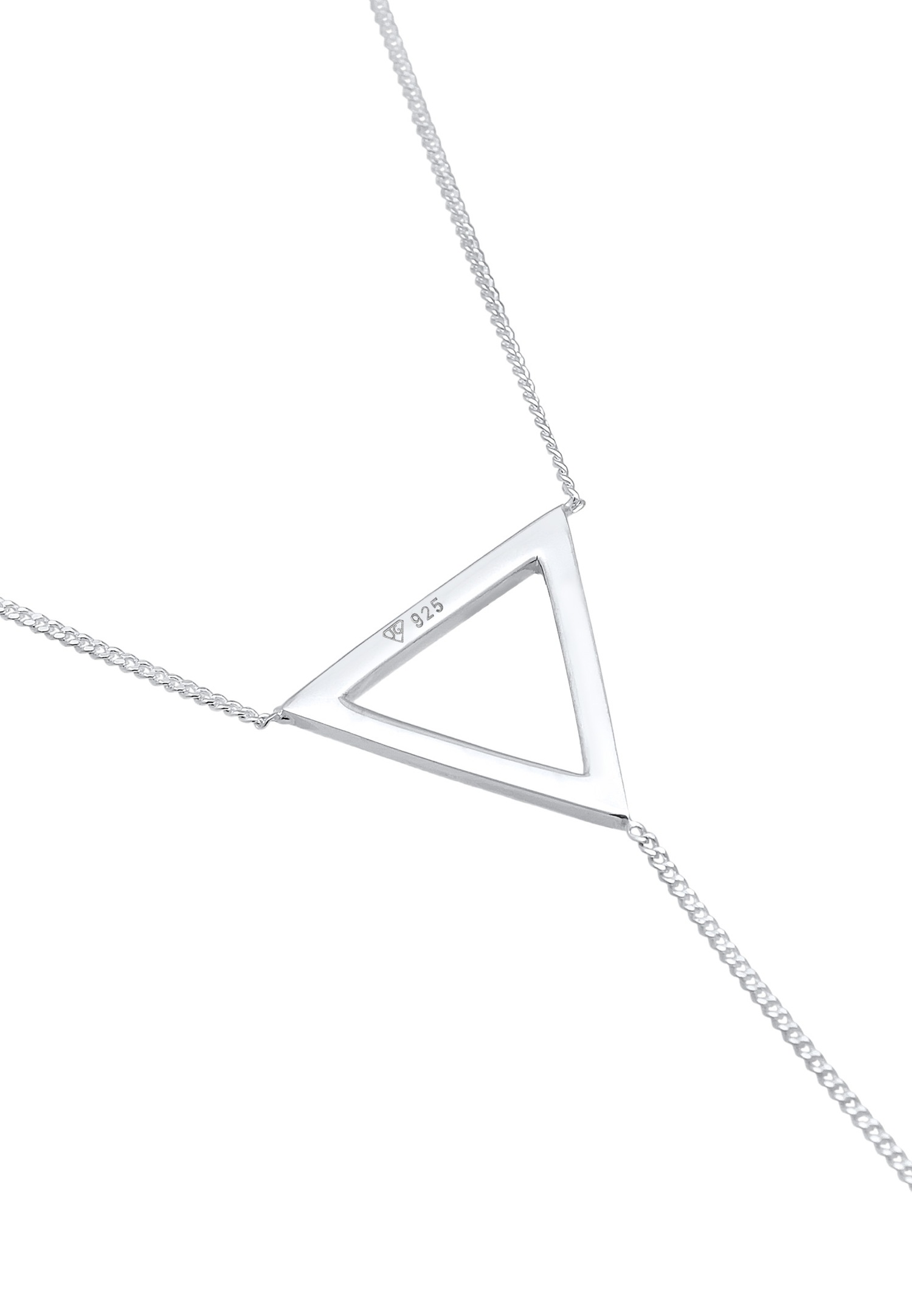 Elli Femme Triangle Geo - (925/1000) Srebrno