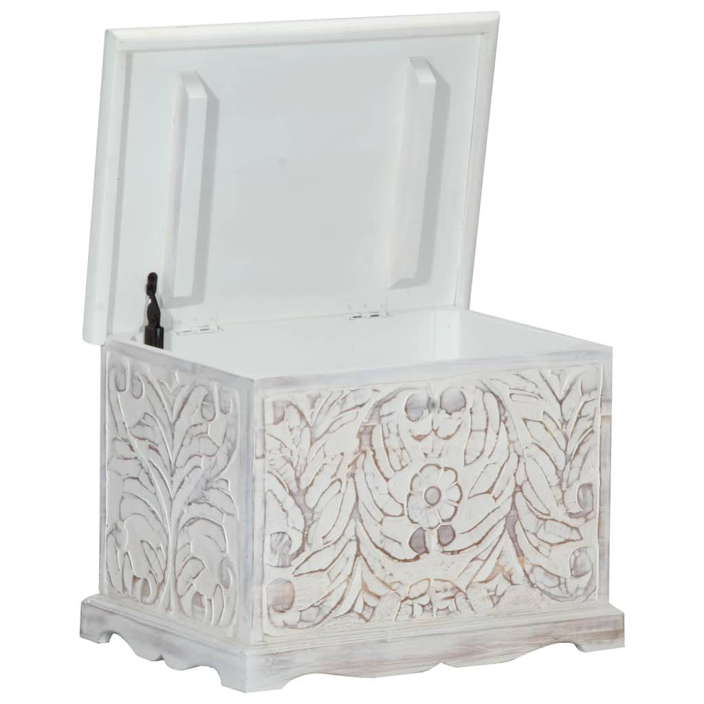 vidaXL Aufbewahrungsbox Aufbewahrungstruhe 58 x 40 x 40 cm Massivholz Akazie