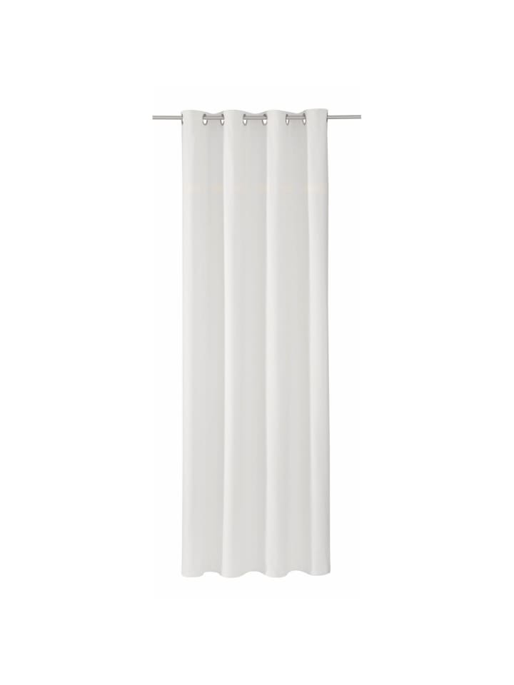 Tom Tailor Blickdichter Ösenvorhang DOVE in Weiß günstig kaufen 140 x 245 cm