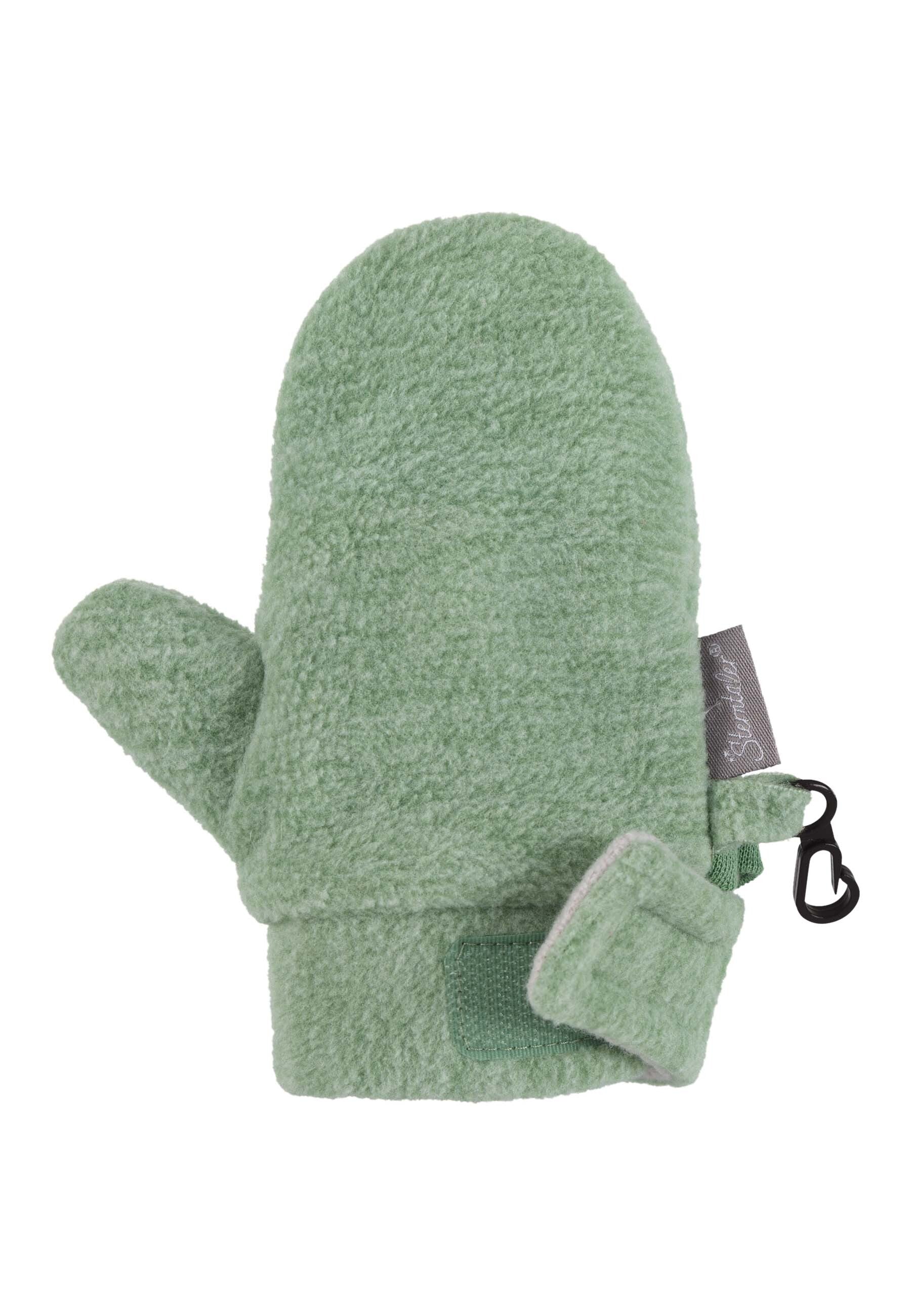 Fäustlinge mit Daumen, Microfleece melange (recycelt)