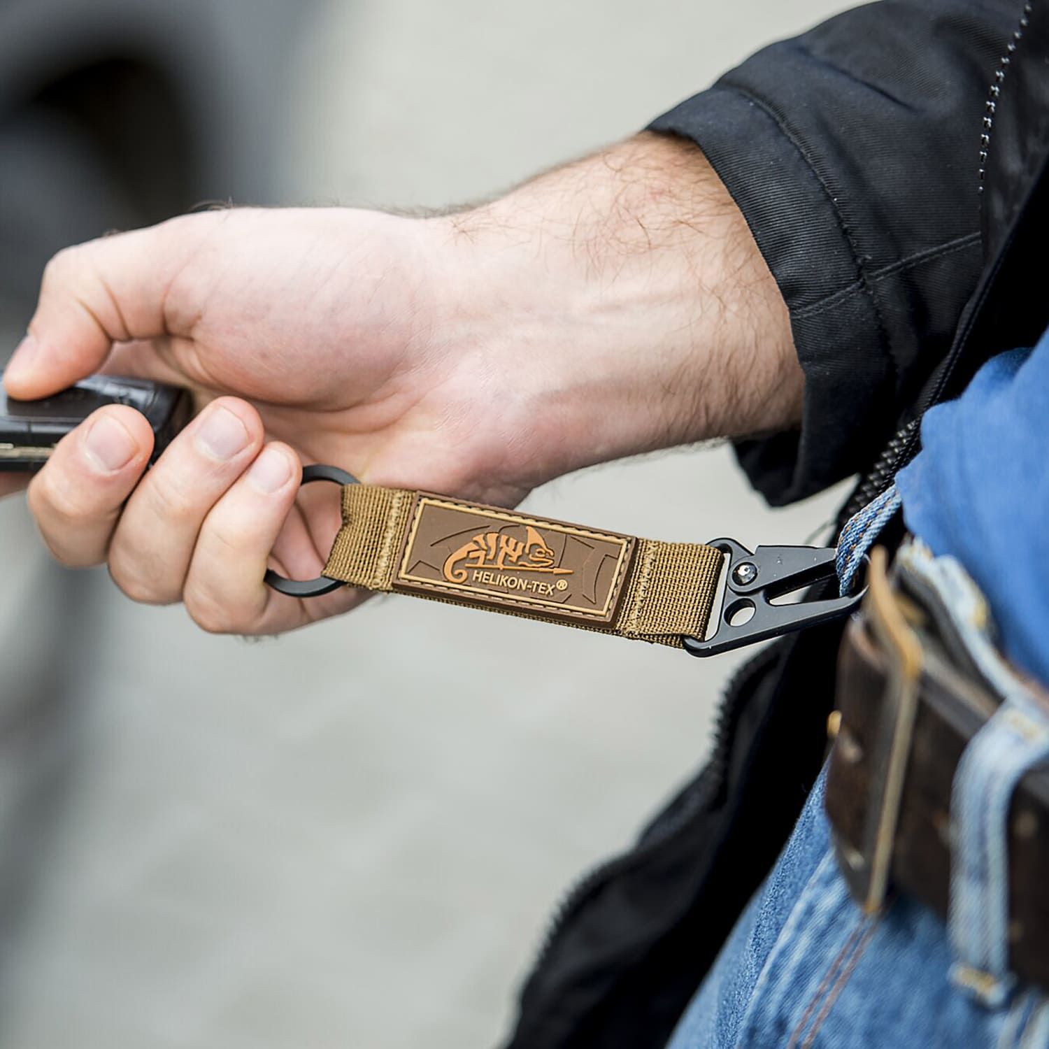 Snap Hook Key Chain mit Logo