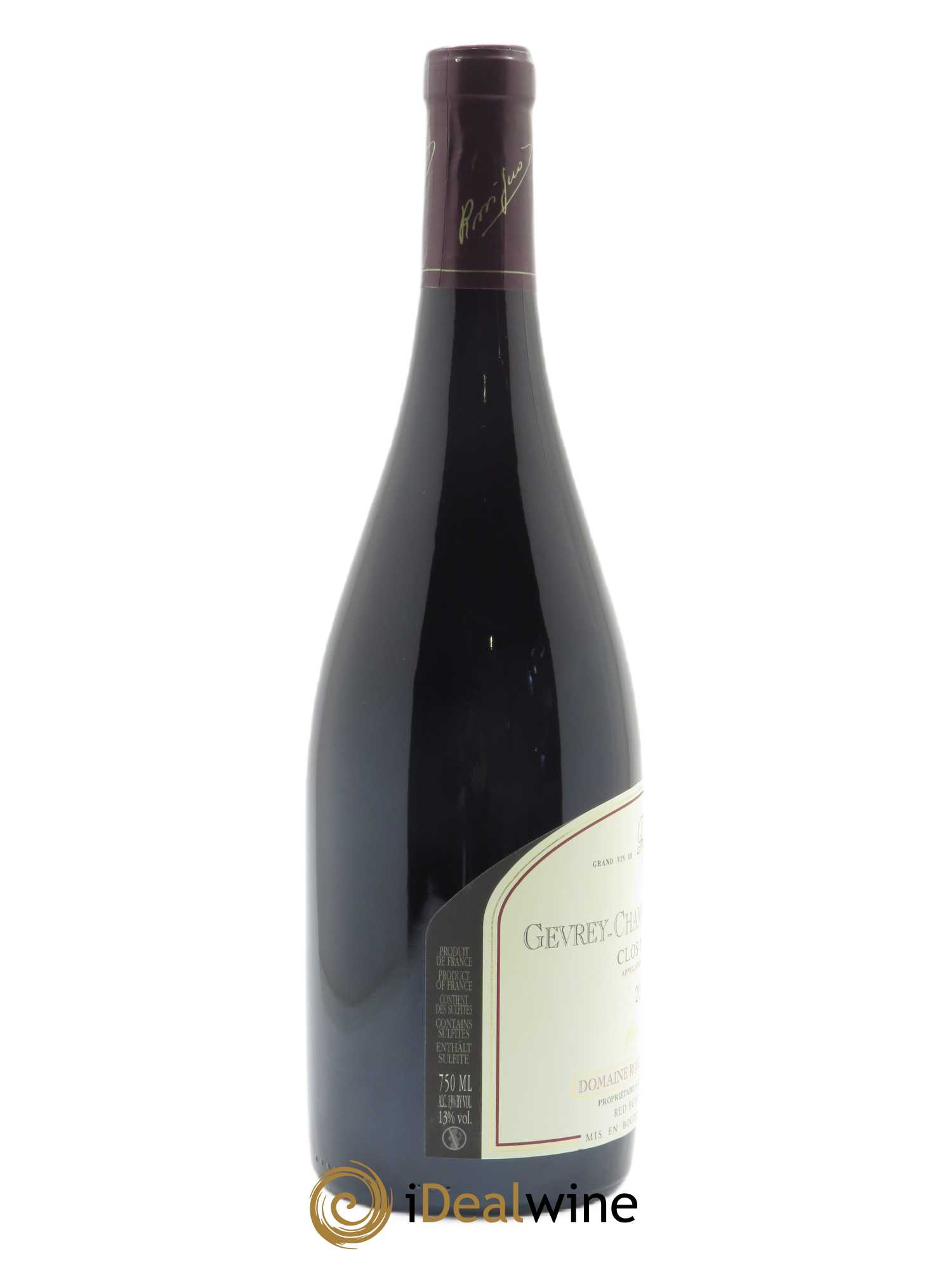 Gevrey-Chambertin 1er Cru Clos Prieur Rossignol-Trapet (Domaine)  2018 - Lot de 1 Bouteille