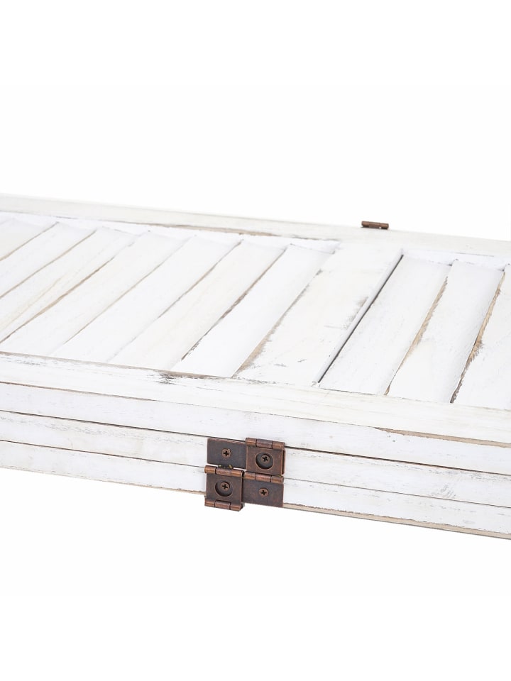 MCW Paravent G30, Shabby-Look, Weiß günstig kaufen onesize
