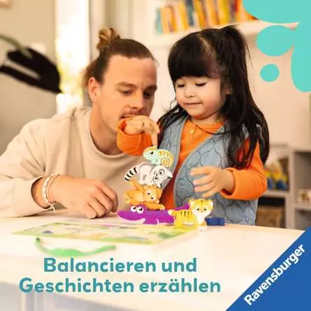 Ravensburger Play+ Magnetisches Holz-Fühl-Puzzle: Dschungel