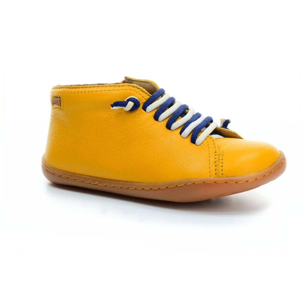 Camper Peu Cami Sella Desk Yellow (90019-100) gelbe Mid Cut Barfußschuhe