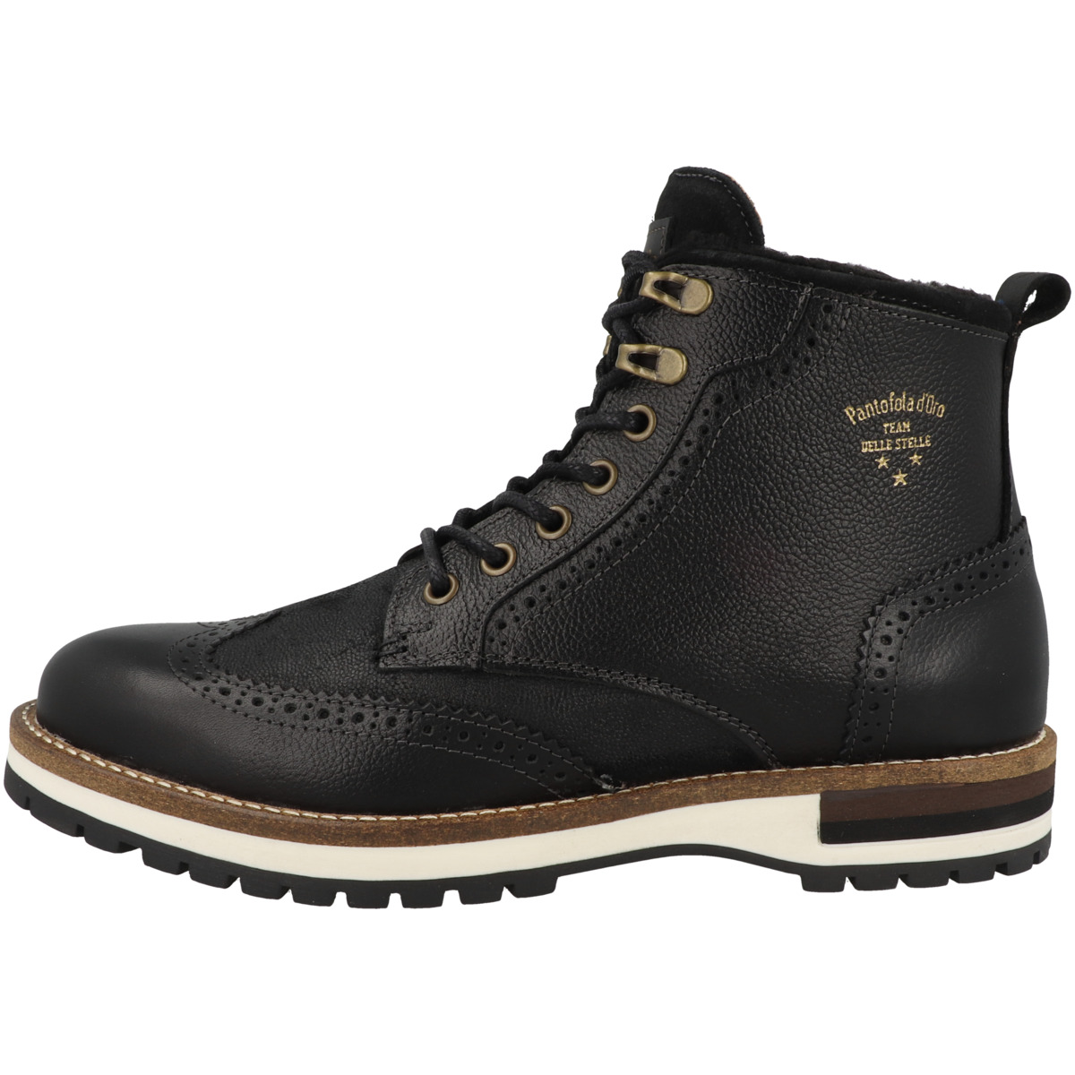 Pantofola d'Oro Tocchetto Fur Uomo High Schnürboots schwarz
