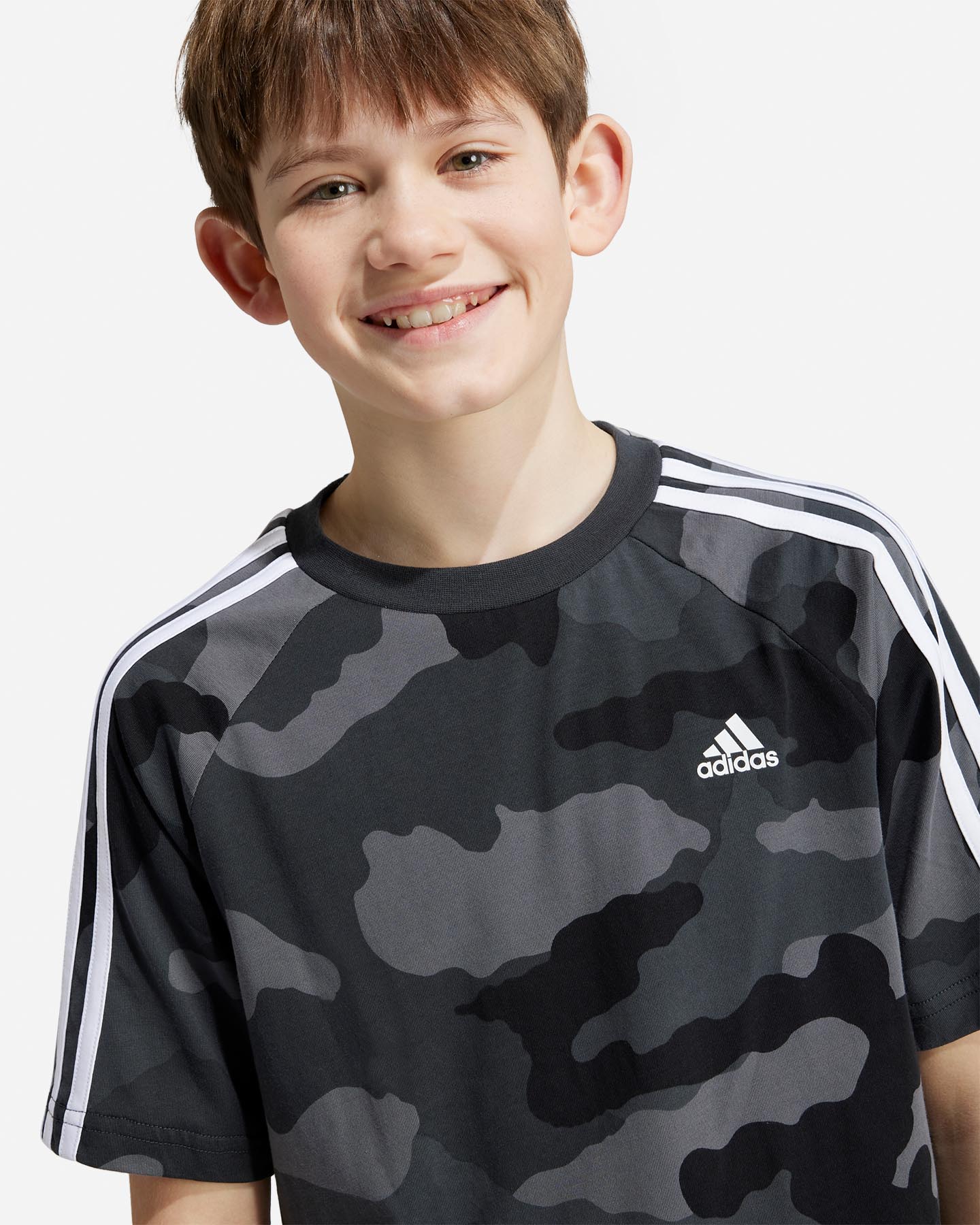 Koszulka Adidas Camouflage 3stripes Jr IV7304