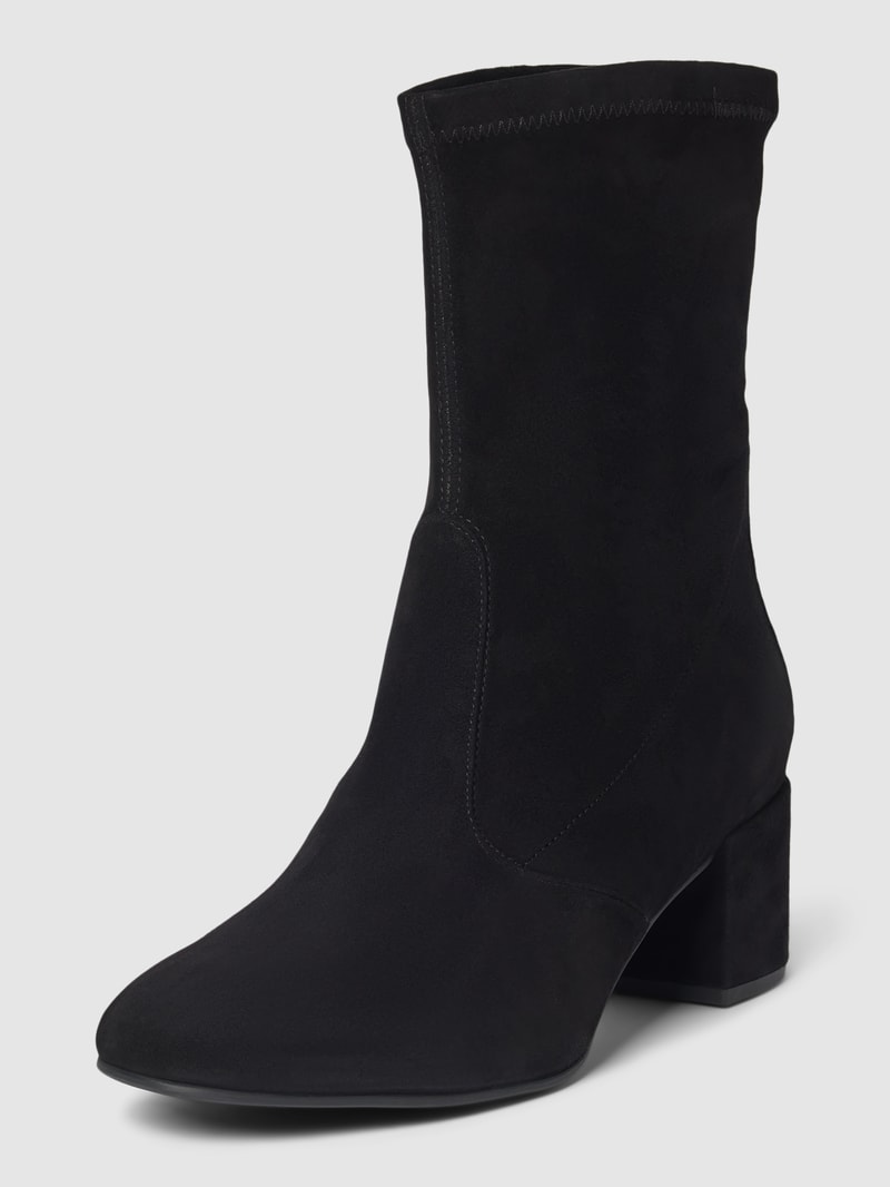 Stiefeletten mit spitzer Form in schwarz