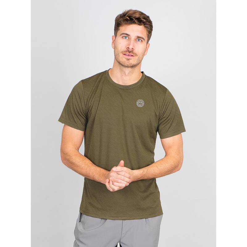 BIDI BADU Crew Two Colored Tee Tennisshirt Herren