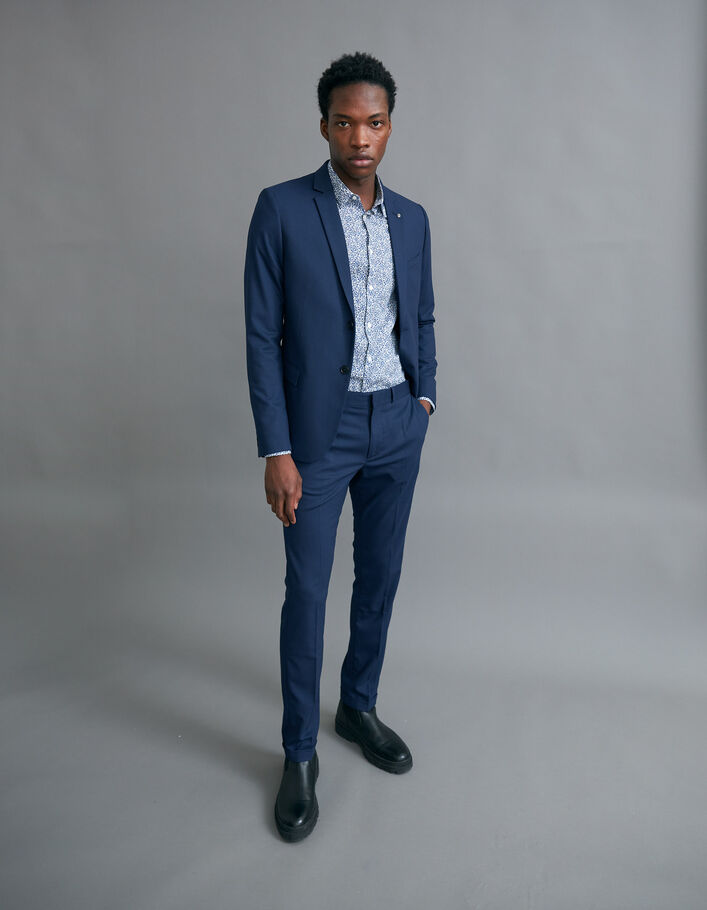 Veste de costume indigo Homme