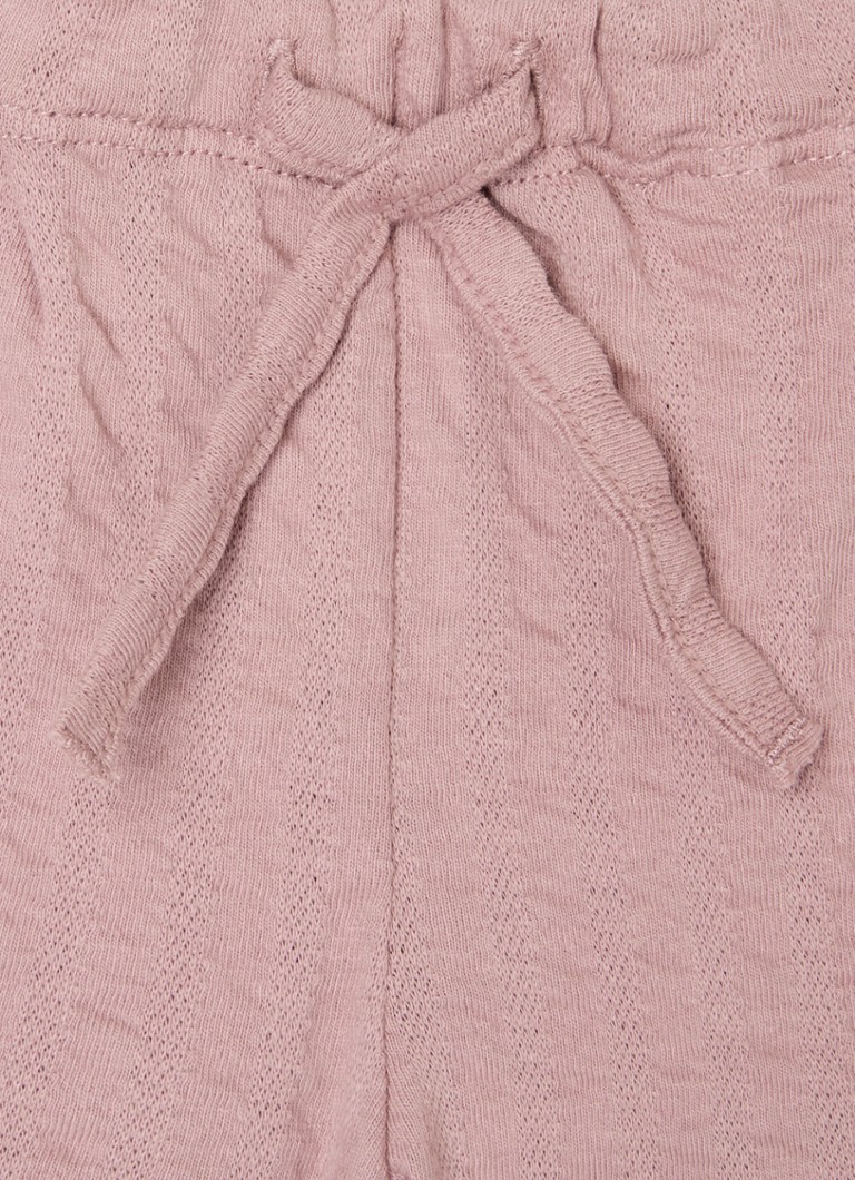 Lil 'Atelier NBFJamina taisna piegriezuma organiskās kokvilnas šorti