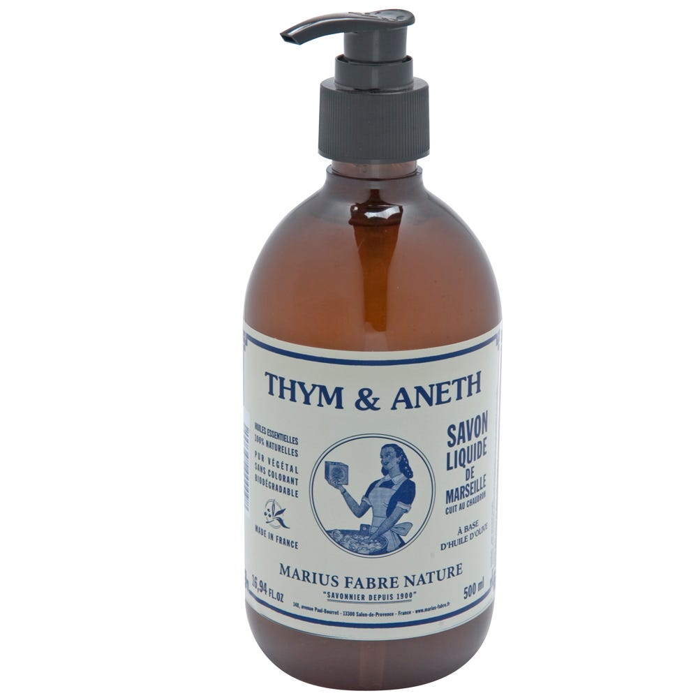 Marius Fabre Nature Thym & Aneth Flüssigseife 500 ml