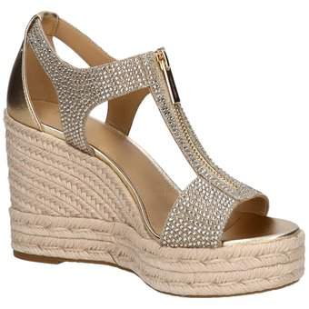Michael Kors Berkley Mid Wedge in gold