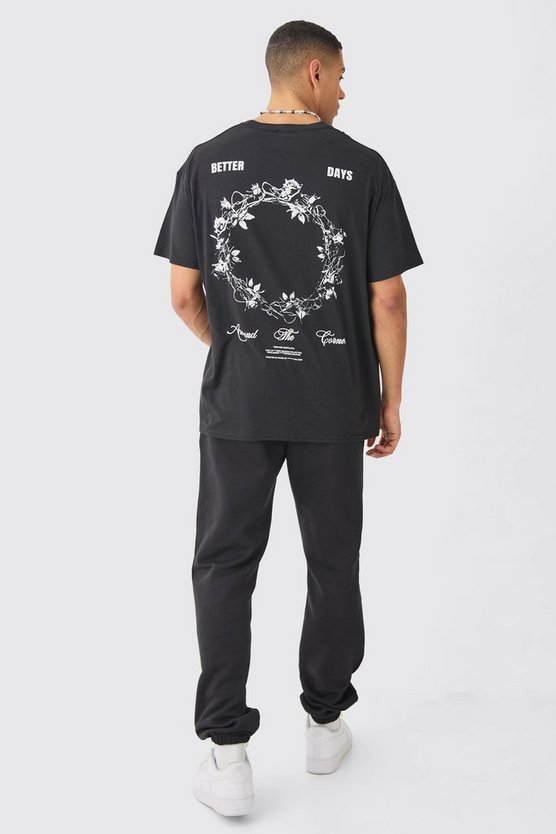 Jogginghose mit Official Roman Print