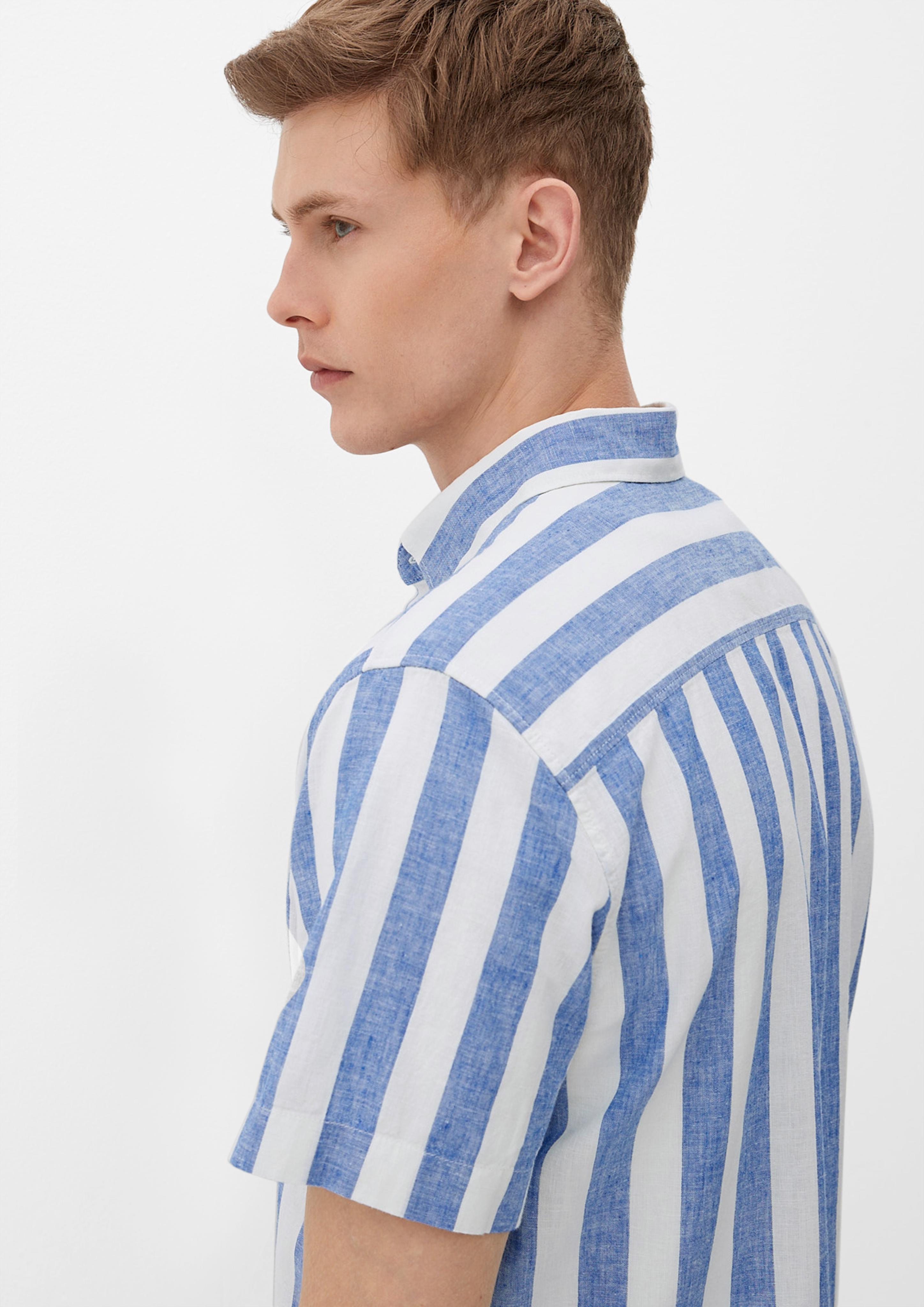 Regular: Button Down-Hemd aus Leinenmix  2130997-55G5