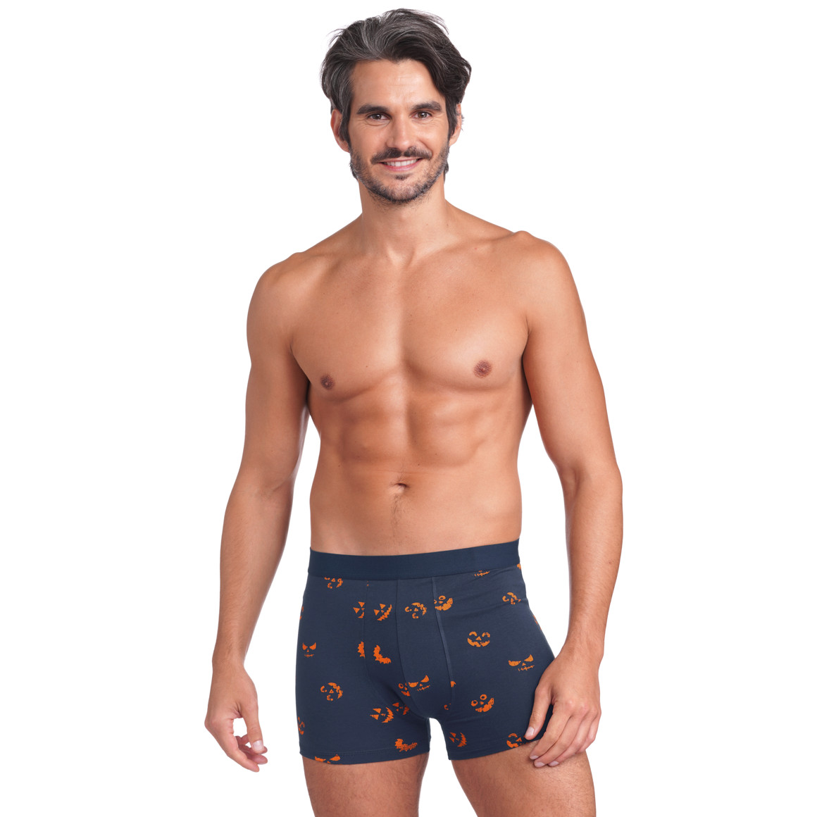 Herren Retroshorts mit Halloween-Design