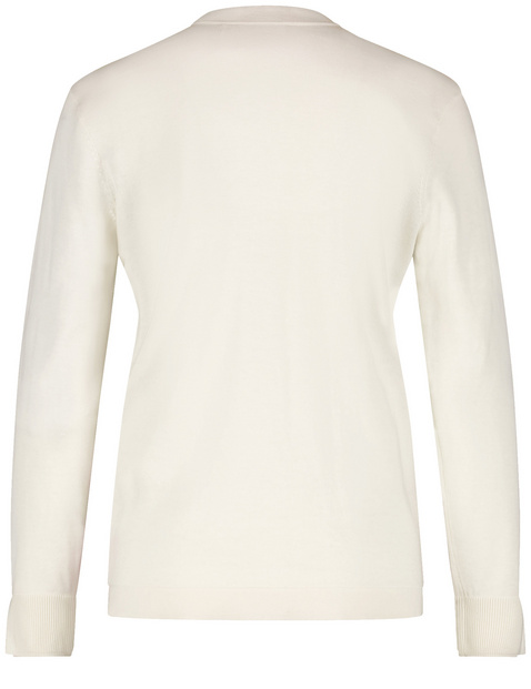 Cardigan mit Material-Patch