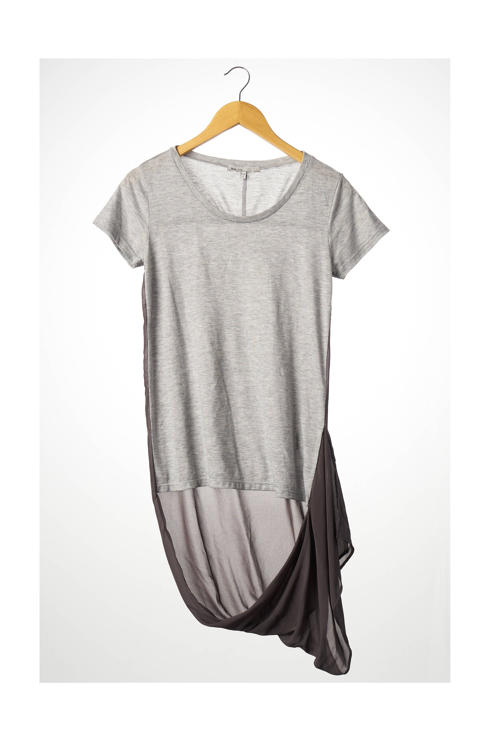 5Cm Tuniquemanchecourte Femme couleur gris