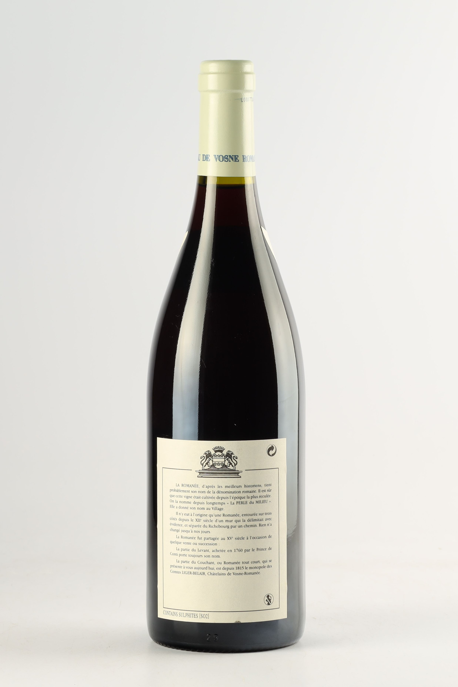 Domaine Comte Liger Belair 2004, La Romanée