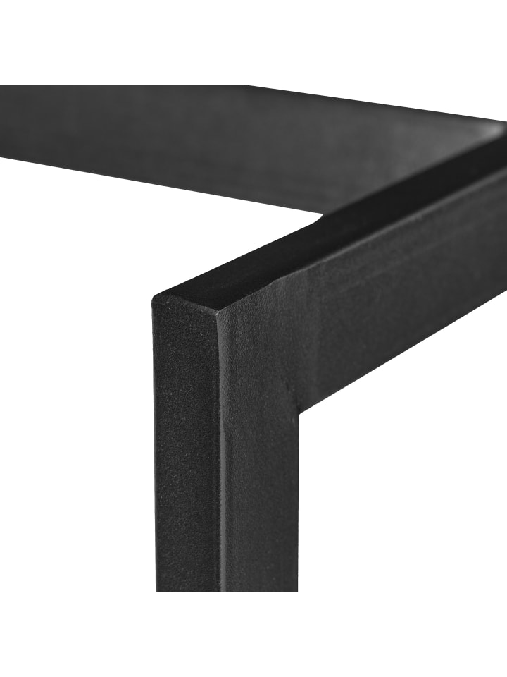 relaxdays Kaminholzregal in Schwarz - (B)37 x (H)95 x (T)30 cm günstig kaufen onesize