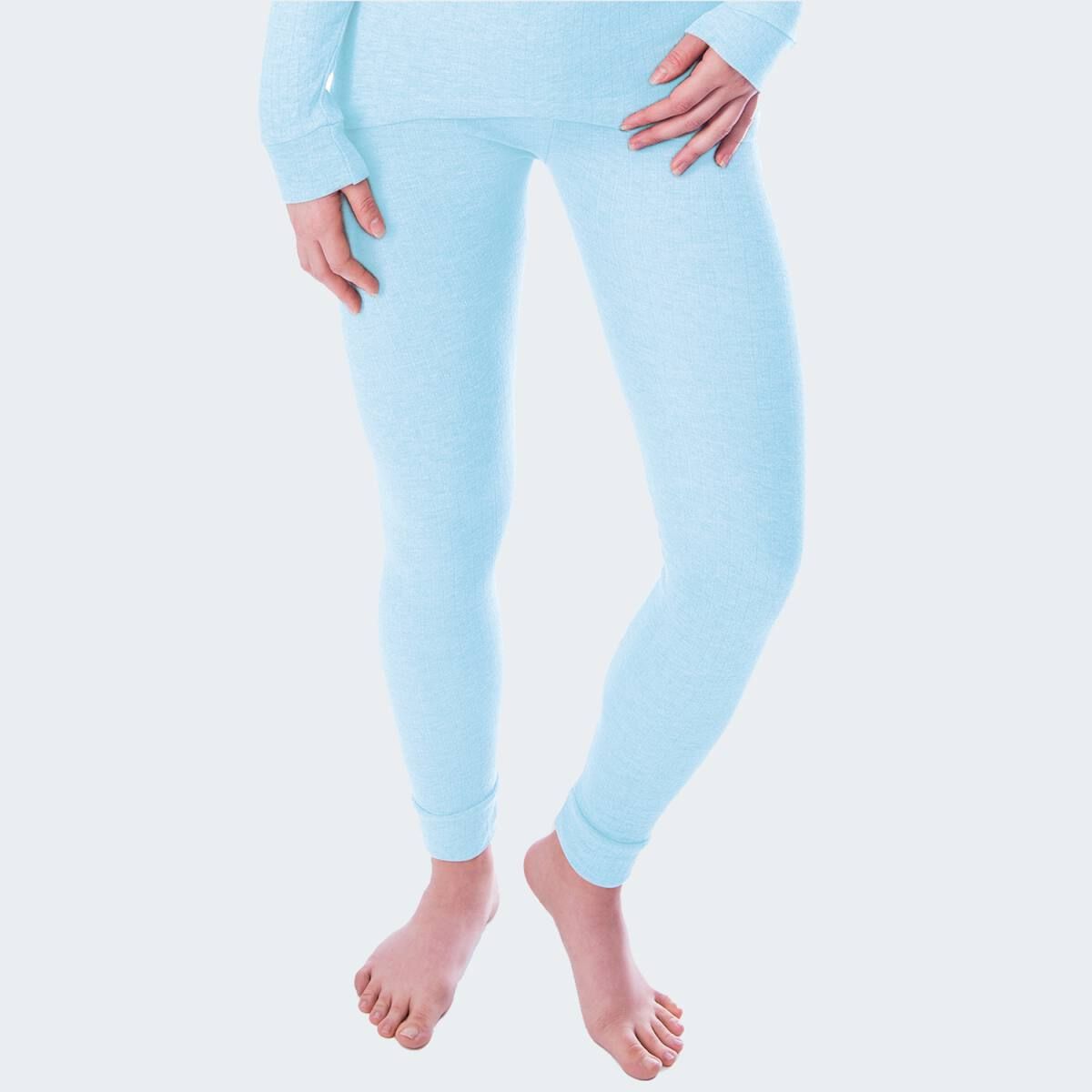 Black Snake Lightblue Damen Thermounterhose