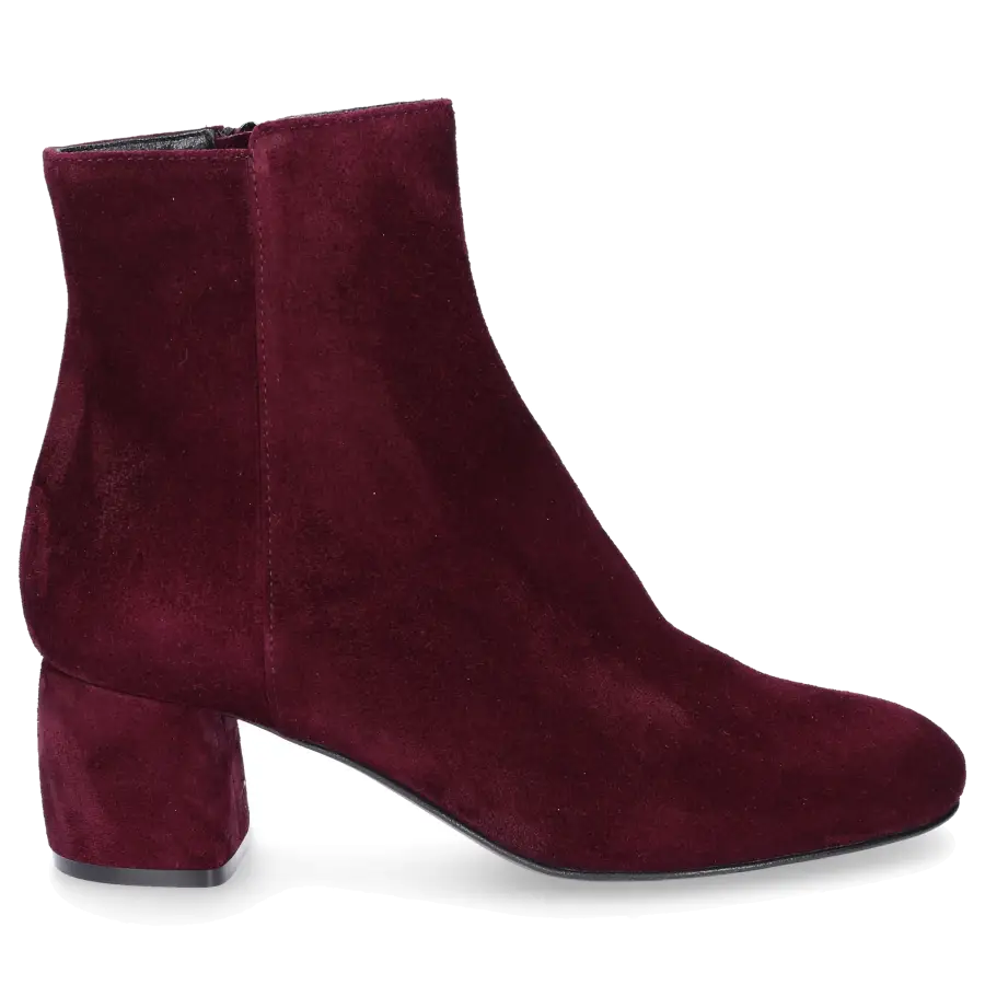 AGL Attilio Giusti Leombruni - Klassische Stiefeletten D140530 Veloursleder - rot