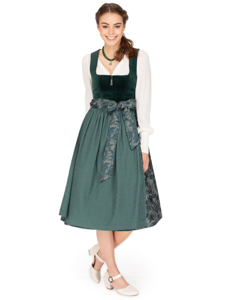 MarJo Midi Dirndl IRSEE in grün günstig kaufen 42