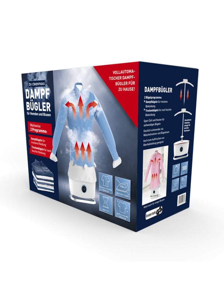 CLEANmaxx CLEANmaxx Bügler mit Dampffunktion - 2 Bügelprogramme - Weiß günstig kaufen onesize