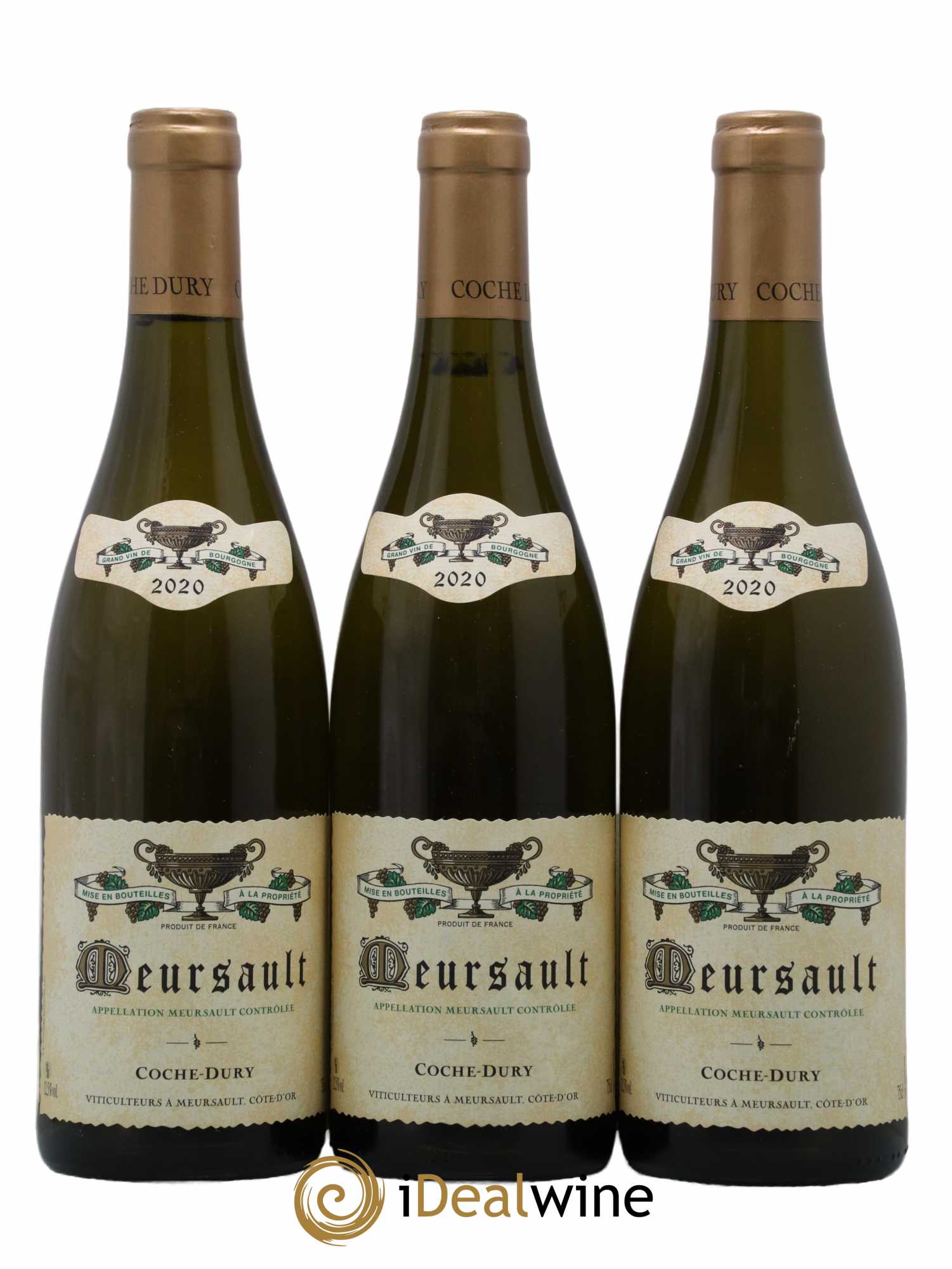Meursault Coche Dury (Domaine)  2020 - Lot de 3 Bouteilles