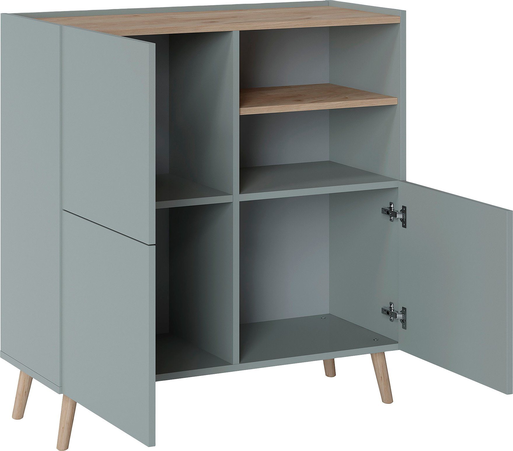 INOSIGN Highboard Scandi, Höhe 105 cm