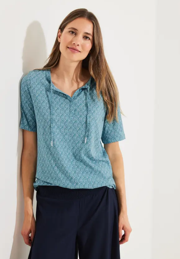 CECIL Shirt mit Rhombus Print