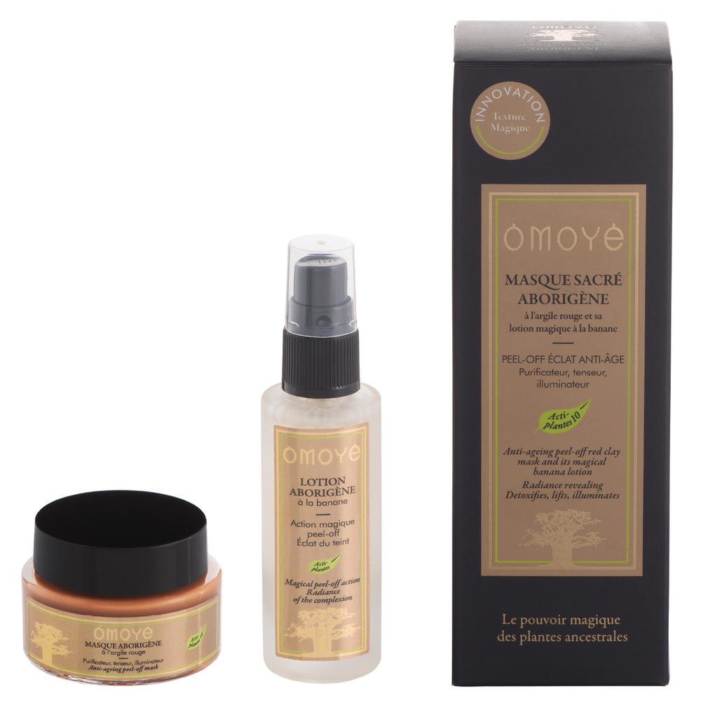 Omoyé Masque Sacré Aborigène Peel-off Détox Éclat