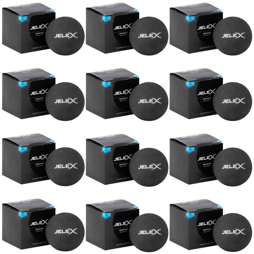 JELEX Crosscourt Squash Bälle 12er-Set