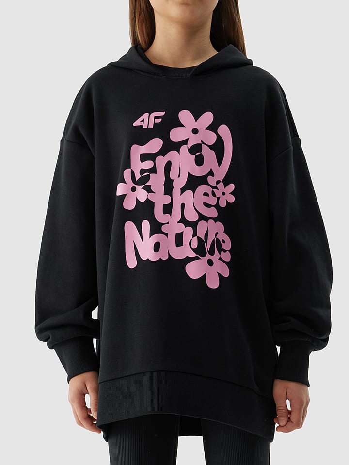 4F Hoodie in Schwarz günstig kaufen