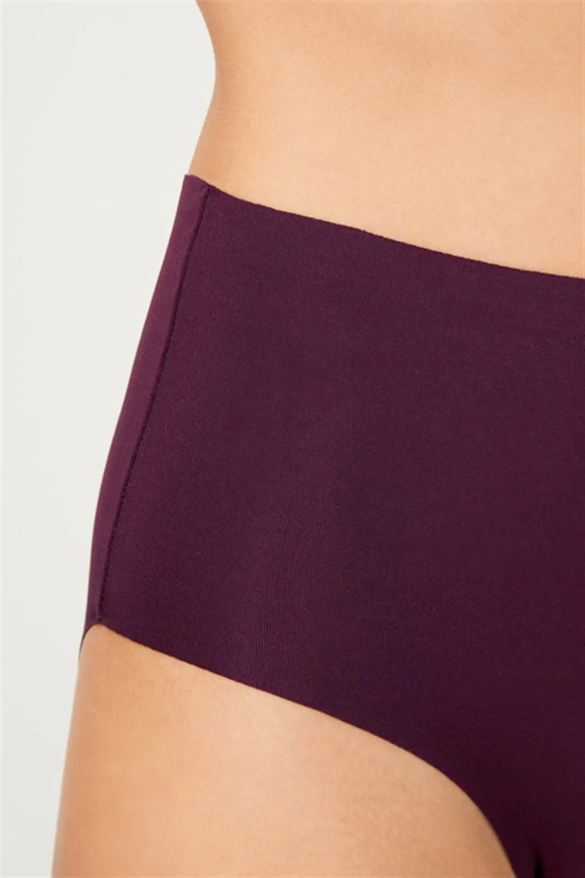 Cottonhill  Basic-Bikini-Höschen mit hoher Taille und Laserschnitt im 3er-Pack